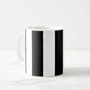 Svartvit Rand, stripe Mönster, Linjer Kaffemugg