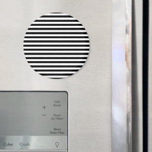 Svartvit Rand, stripe Mönster, Linjer Magnet