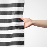 Svartvit Rand, stripe Mönster, Linjer Sjal<br><div class="desc">Elegant,  snyggt och sofistikerat rand i svart och vitt färg. Modern gåva och trendig,  perfekt för rand älskare i ditt liv.</div>