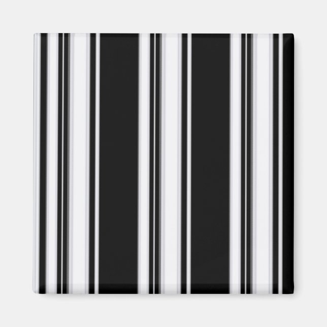 Svartvit randmagnet magnet (Framsidan)
