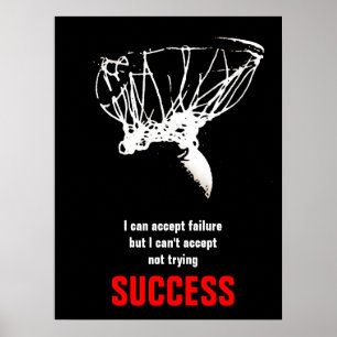Svartvit rödfläckspropp, kula Poster