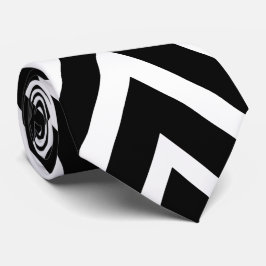 Svartvit romb Geometric Mönster Slips
