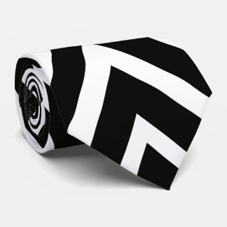 Svartvit romb Geometric Mönster Slips