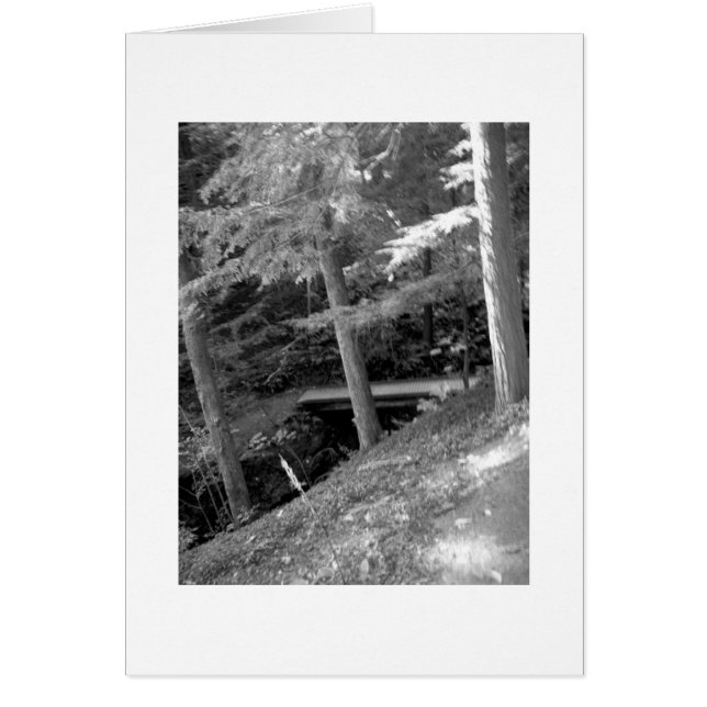 Svartvit rotGlen Card OBS Kort (Framsidan)