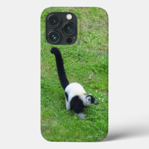 Svartvit Ruffed Lemur #4 iPhone 13 Pro Fodral