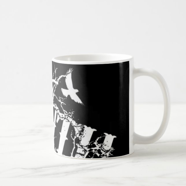 Svartvit sanning Mug2 Kaffemugg (Höger)