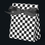 Svartvit schaktbord Mönster Presentaskar<br><div class="desc">Lägg till lite roligt till bröllop eller party,  med de här Mönster-favoritrutorna för coola Black and White Checkerboard!</div>