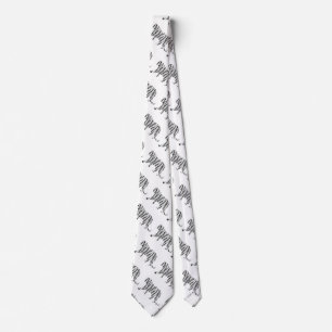 Svartvit Silhouettetiger Slips