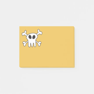 Svartvit skal post-it block