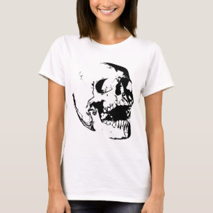 Svartvit skal tee shirt