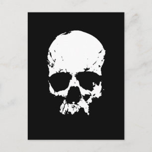 Svartvit skal vykort