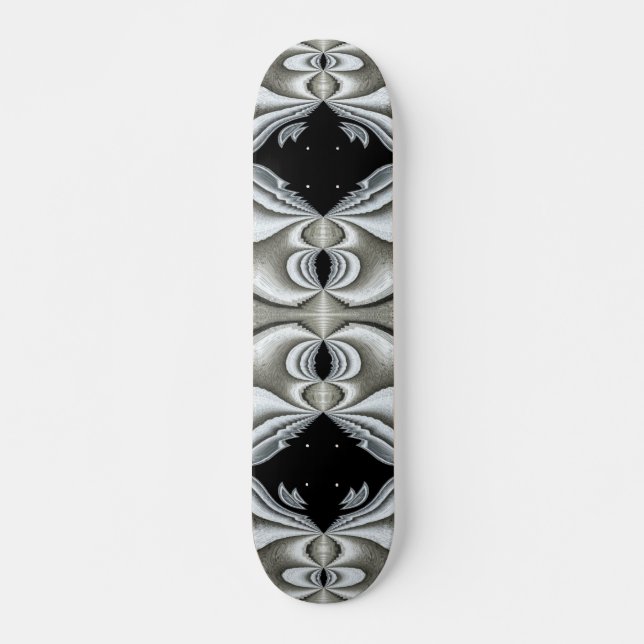 Svartvit Skateboard (Framsida)