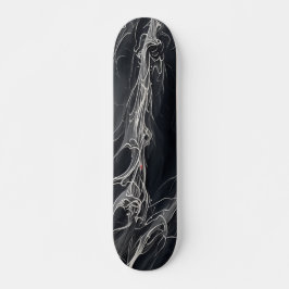 Svartvit Skateboard