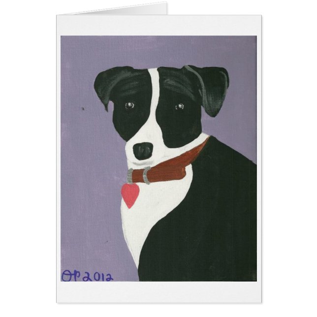 Svartvit skönhet OBS kort (Framsidan)