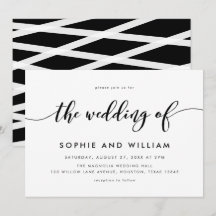 Svartvit Slappna av Bröllop