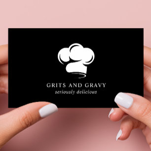 Svartvit softhatt, Logotyp Visitkort