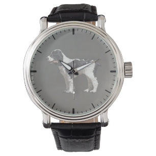 Svartvit spanjor armbandsur