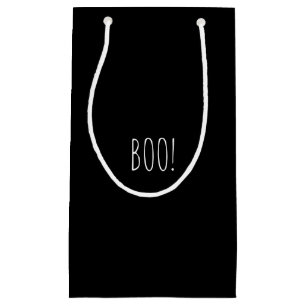 Svartvit spooky minimalist Halloween