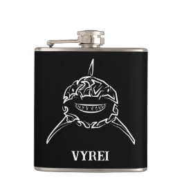 Svartvit stamaktig Underbar vithaj Fickplunta