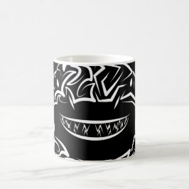 Svartvit stamaktig Underbar vithaj Kaffemugg