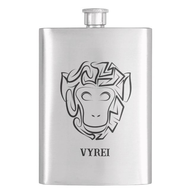 Svartvit stamapa fickplunta (Framsidan)