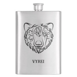 Svartvit stambjörn fickplunta