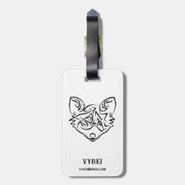 Svartvit stamfot bagagebricka