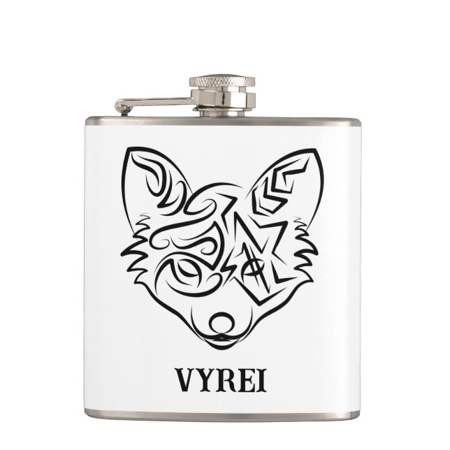 Svartvit stamfot fickplunta (Framsidan)