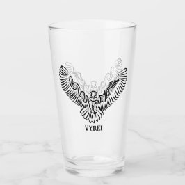 Svartvit stammen som flyger Uggla Glaskopp