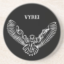 Svartvit stammen som flyger Uggla