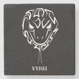 Svartvit stamnos stenunderlägg