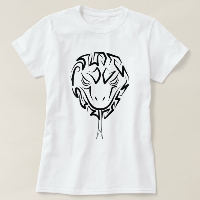 Svartvit stamnos t shirt (Design framsida)