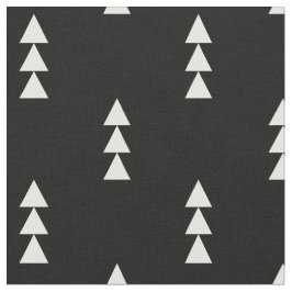 Svartvit staplade trianglar tyg