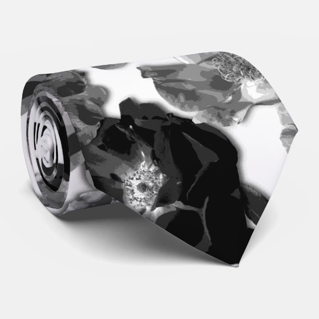 Svartvit större Bloom Ro Slips (Rullad)