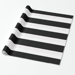 Svartvit strimlad skiss Papprare Presentpapper
