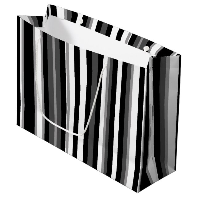 Svartvit stripe (Framsidan Vinklad)