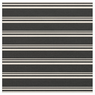 Svartvit/stripe-Färgad Mönster Tyg