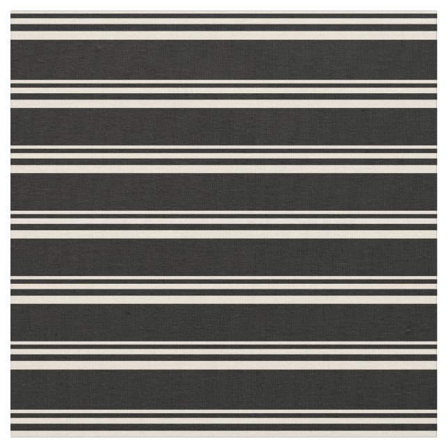 Svartvit/stripe-Färgad Mönster Tyg (Närbild)