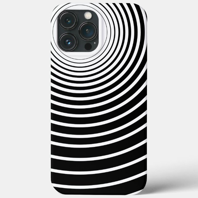 Svartvit stripe iphone case eller Välj Färg (Baksida)