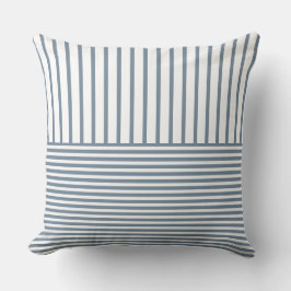 Svartvit stripe kudde