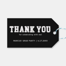 Svartvit Studentfest, Tack Presentetikett