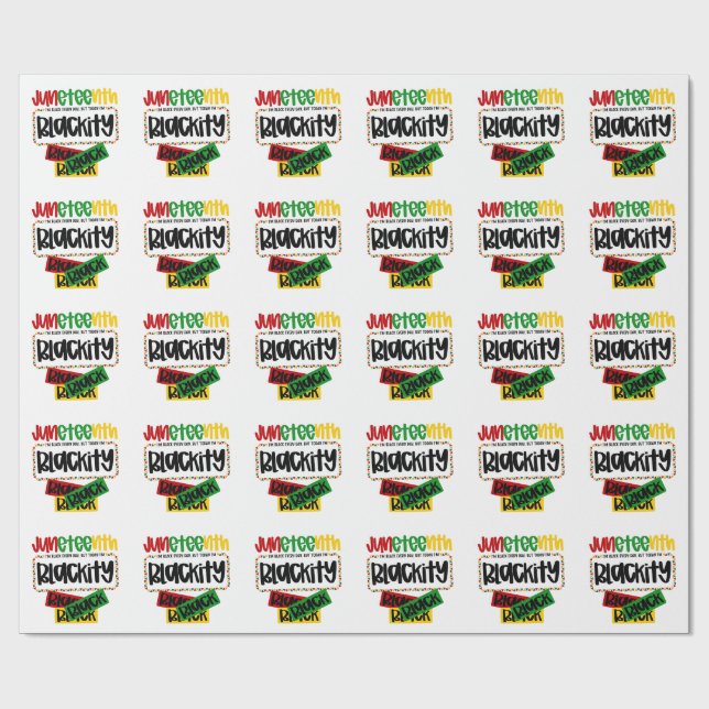 Svartvit svart, femtonde svart, yndel presentpapper (Platt)