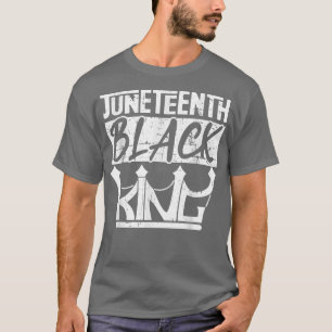Svartvit svart Kung, 10:e årshistorik T Shirt