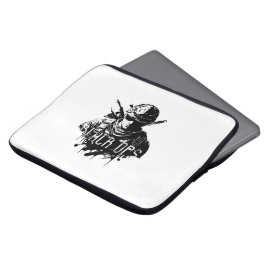 Svartvit svart Ops Laptop sleeve
