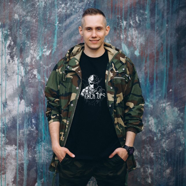 Svartvit svart-vita-T-Shirt T Shirt (Skapare uppladdad)