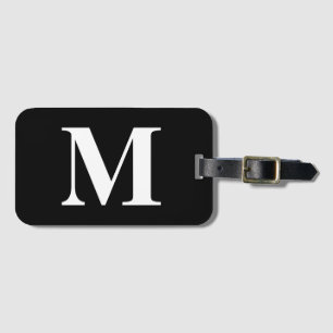 Svartvit svartvit Anpassningsbar med modern minima Bagagebricka