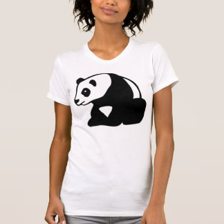 SVARTVIT T SKJORTA FÖR PANDABJÖRN T-SHIRT