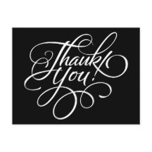 Svartvit tackkort för Finare-skript