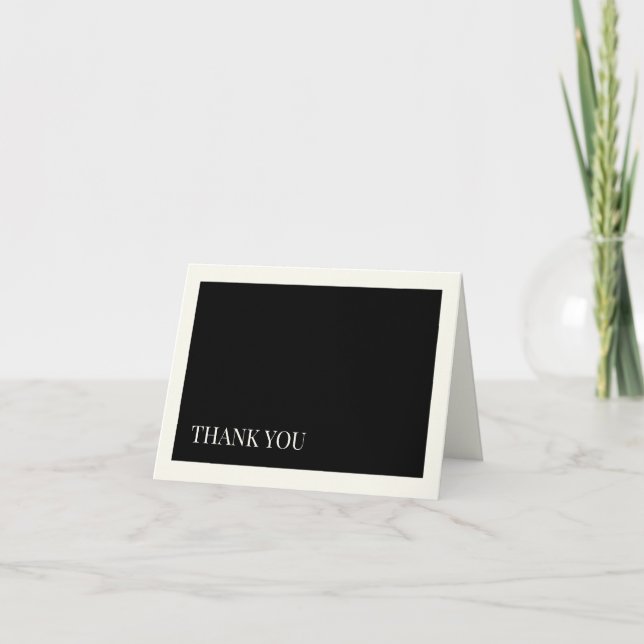 Svartvit tackkort V1 (Framsida)