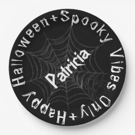 Svartvit-taloky Modern Happy halloween